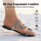 Women's Rhinestone Butterfly Slide Sandals