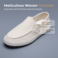 👞 Férfi laza vászon, könnyen felvehető cipő – ☁️ Súlytalan kényelem és letisztult hétköznapi elegancia 🌿✨