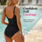 Women's Tie-Front High Waisted Two-Piece Swimsuit