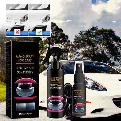 🚗 Nano bevonat-képző autófesték-kristályosító spray | Szennyeződésálló, víztaszító, karcálló