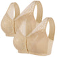 Women's Wireless Full Coverage Front Closure Bra 