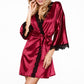 Women's Lightweight Satin Short Robe