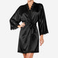 Women's Lightweight Satin Short Robe