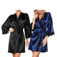 Women's Lightweight Satin Short Robe