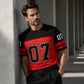 Men's Printed Short-Sleeve Sports T-Shirt