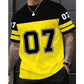 Men's Printed Short-Sleeve Sports T-Shirt