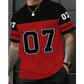Men's Printed Short-Sleeve Sports T-Shirt