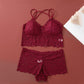 Women's Lace Bralette and Panty Set