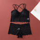 Women's Lace Bralette and Panty Set