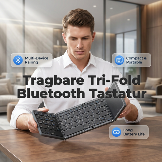 ⌨️ Összecsukható Bluetooth-billentyűzet érintőpaddal 👍