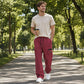 Men's Casual Elastic Waist Cargo Pants