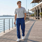 Men's Casual Elastic Waist Cargo Pants