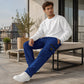 Men's Casual Elastic Waist Cargo Pants
