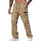 Men's Casual Elastic Waist Cargo Pants