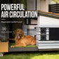 10W Solar Fan Waterproof Outdoor Ventilator with Dual Exhaust Fans