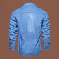 Men's Casual Long Sleeve Denim Shirt 