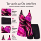 Női plus size kétrészes tankini fürdőruha