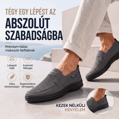 👟Lélegző férfi slip-on szabadidőcipő – Könnyű tornacipők a mindennapi kényelemért ✨
