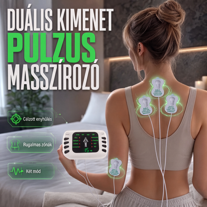 💪 Elektromos impulzusos masszírozó | Mélyreható enyhítés az izomfájdalmak és merevség ellen 🌟