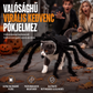 Halloween kisállat pók jelmez, ijesztő plüss kutyáknak és macskáknak való átalakító ruha