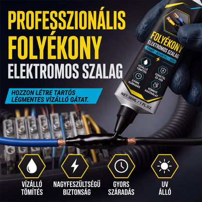 Vízálló folyékony elektromos szalag