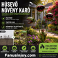 🏡 Húsevő növény kerti dísz – egyedi fémkaró játékos külterekhez 🌻