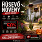 🏡 Húsevő növény kerti dísz – egyedi fémkaró játékos külterekhez 🌻