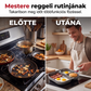 🍳 3 az 1-ben tapadásmentes reggeli serpenyő – mindenféle tűzhelyhez alkalmas, könnyen tisztítható