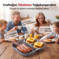 🍳 3 az 1-ben tapadásmentes reggeli serpenyő – mindenféle tűzhelyhez alkalmas, könnyen tisztítható