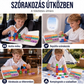 Mágneses betű- és számkockák gyermekeknek