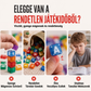 Mágneses betű- és számkockák gyermekeknek