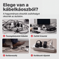 Kör alakú több kimenettel rendelkező elosztó kábelrendezővel
