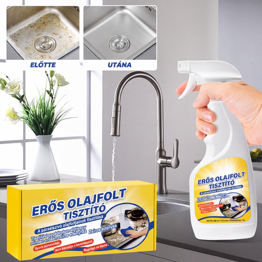 Nagy teljesítményű konyhai zsíroldó spray