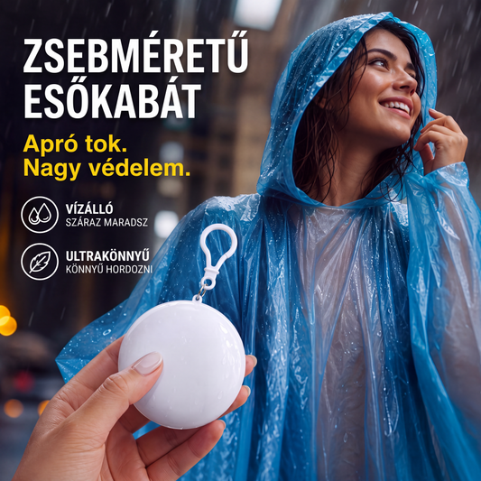 🔥Korlátozott idejű akció: 50% kedvezmény🔥Mini gömb alakú egyszer használatos esőkabát (Vásárolj 1-et, kapj 1-et ingyen)