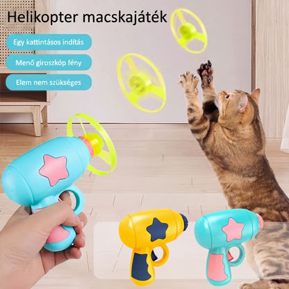 🦋 LED Repülő Korong Kilövő Pisztoly Játék