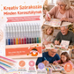 ✨ Visszahúzható, csillámporos gél tollkészlet naplóíráshoz és rajzoláshoz