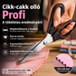 ✂️ Többfunkciós fogazott olló – több rétegű szövetet is elvág, és fogazott mintát vág ki