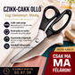 ✂️ Többfunkciós fogazott olló – több rétegű szövetet is elvág, és fogazott mintát vág ki