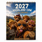 2027-es hegyvidéki tehén falinaptár