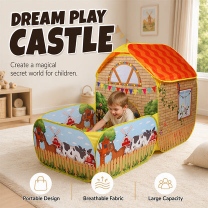 🏰 Szuper aranyos gyermek beltéri játék sátor ⛺