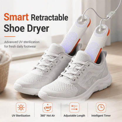 👟Behúzható elektromos cipőszárító UV-sterilizálással