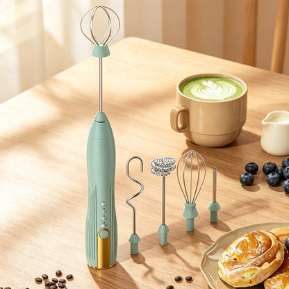 Handheld Rechargeable Electric Milk Frother