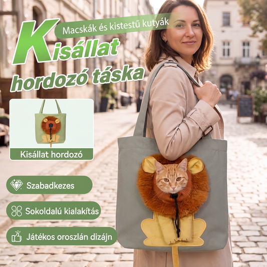 🐈 Fejet Kilátó Hordozótáska Macskák és Kistestű Kutyák Számára