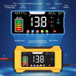 12V 6A intelligens autóakkumulátor-töltő LCD-kijelzővel