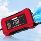 12V 6A intelligens autóakkumulátor-töltő LCD-kijelzővel