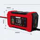 12V 6A intelligens autóakkumulátor-töltő LCD-kijelzővel