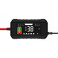 12V 6A intelligens autóakkumulátor-töltő LCD-kijelzővel