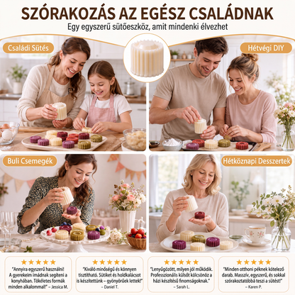 🍰 Kreatív kétfejű torta- és süteményformák – segítségükkel egyedülálló és finom süteményeket készíthet