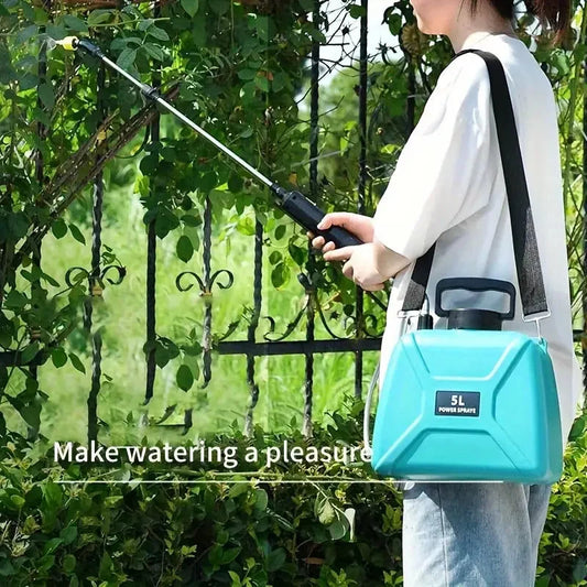 🌱 Elektromos vállra akasztható permetező – kertészkedés, öntözés, fertőtlenítés