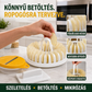 👩‍🍳 DIY burgonyachips-készítő szett mikrohullámú sütőhöz, szeletelő tálkával együtt